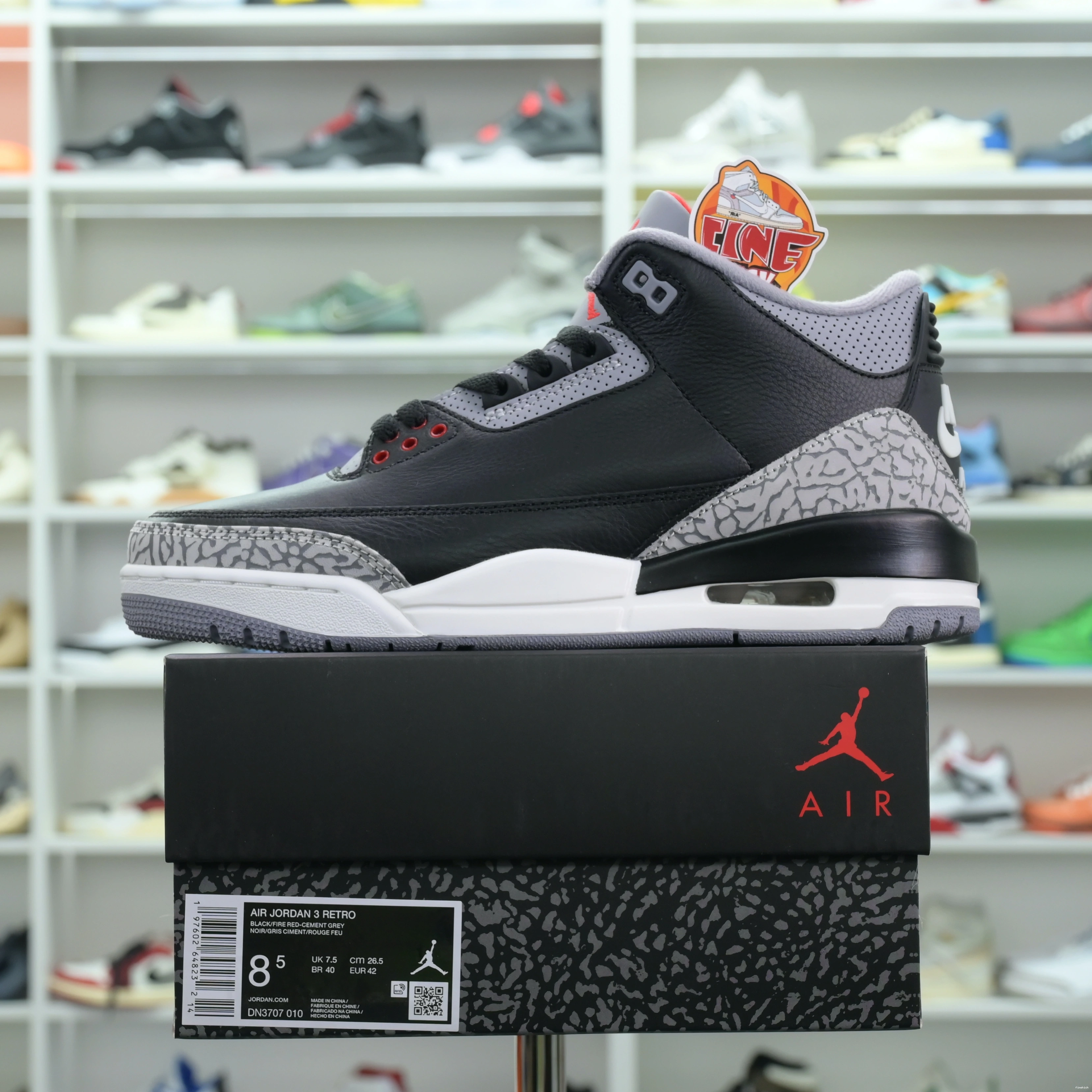 Air Cement 3“Black Reimagined” Jordan 0205